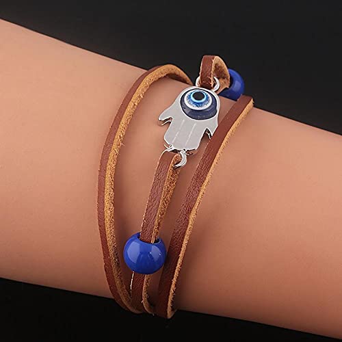 Froiny 1 Pc Pulsera Juego Último Sobreviviente Parte Azul Ojos Azules Cuero Mujeres Mujeres Hombre Adorno