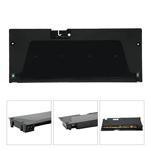 Fuente de Alimentación para PS4, Reemplazo de Fuente de Alimentación con Cable de Alimentación, ADP-160ER Fuente de Alimentación Compacta ABS Profesional de 4 Pines para Playstation 4(EU Plug)