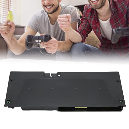 Fuente de Alimentación para PS4, Reemplazo de Fuente de Alimentación con Cable de Alimentación, ADP-160ER Fuente de Alimentación Compacta ABS Profesional de 4 Pines para Playstation 4(EU Plug)