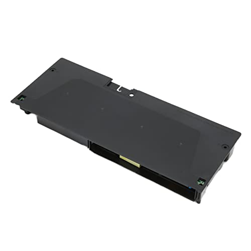 Fuente de Alimentación para PS4, Reemplazo de Fuente de Alimentación con Cable de Alimentación, ADP-160ER Fuente de Alimentación Compacta ABS Profesional de 4 Pines para Playstation 4(EU Plug)