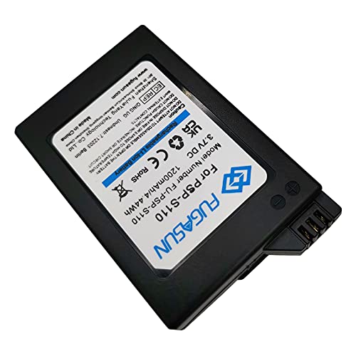 FUGASUN 1 Piezas 1200 mAH PSP-S110 Batería PSP S110 Batería para Sony Playstation PSP2000 PSP2001 PSP2003 PSP2004 PSP3000 PSP3001 PSP3003 PSP3004 (1 pcs Battery)