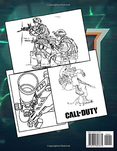 Fun 'N' Joy! - Call Of Duty Coloring Book: A Fun Coloring Gift Book for Call Of Duty Lovers & Adults Relaxation