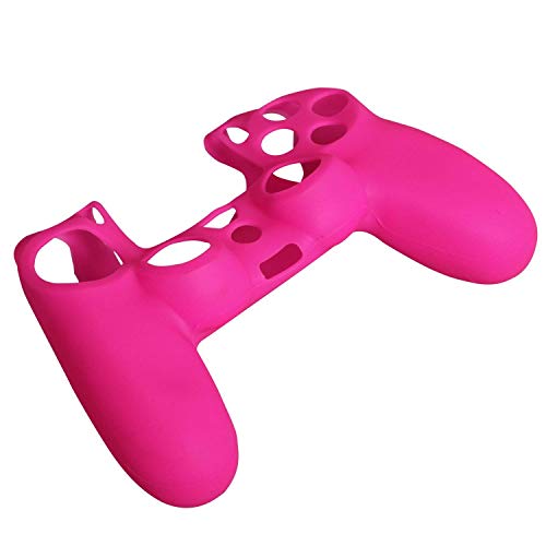 Funda de silicona para mando de agarre del controlador PS4, Funda de silicona para joystick ps4(rosa)