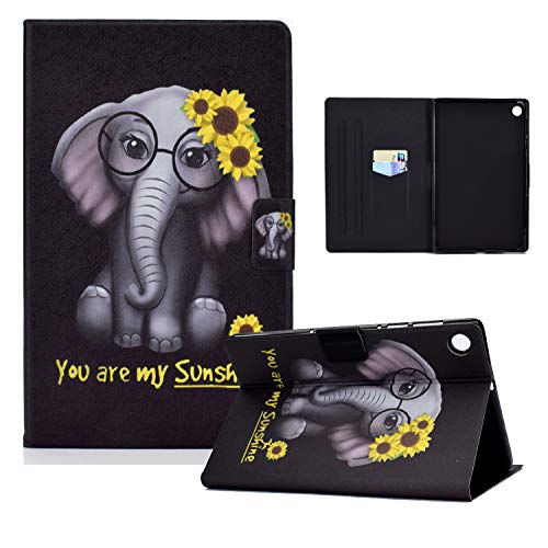 Funda para Lenovo Tab M10 FHD Plus 10.3'' 2020 Carcasa TB-X606F/TB-X606X Cuero PU Ligero Protector de Cartera con Función de Soporte para Lenovo Tab M10 Plus (2nd Gen)10,3 Pulgada,Lindo Patrón
