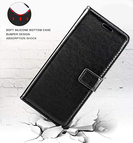 Funda para Xiaomi Black Shark 4S Pro, funda magnética de piel sintética premium con soporte para tarjeta y soporte para Xiaomi Black Shark 4S (6.66 pulgadas)