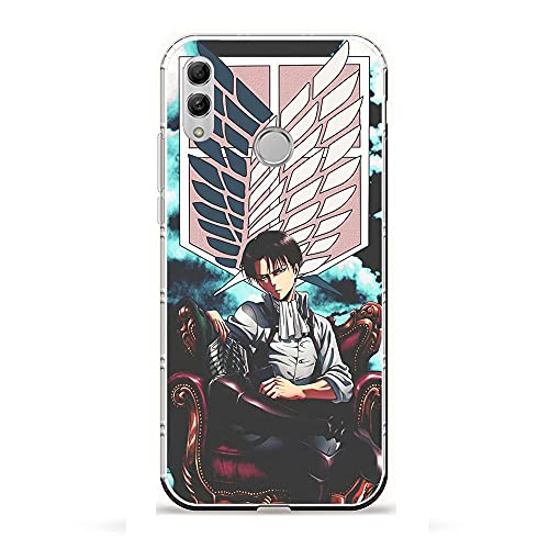 Funda transparente para HUAWEI P Smart 2019/Honor 10 Lite, AOT-Titans Wings 3 Crystal Slim Silicona Silikon Coque