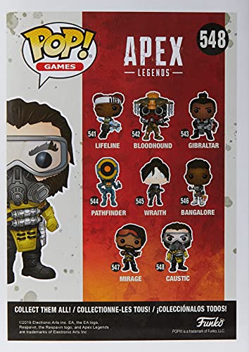 Funko- Pop Games: Apex Legends-Caustic Collectible Toy, Multicolor (43287)