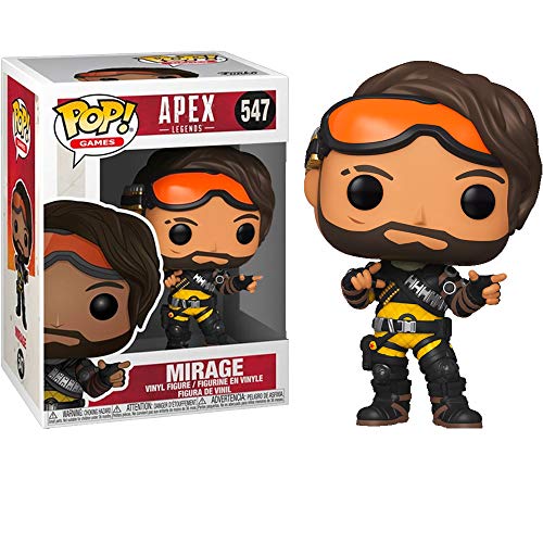 Funko- Pop Games: Apex Legends-Mirage Collectible Toy, Multicolor (43284)