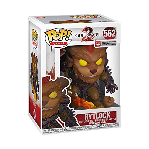 Funko- Pop Games: Guild Wars 2-Rytlock Other License Figura Coleccionable de Vinilo, Multicolor, One Size (41508)