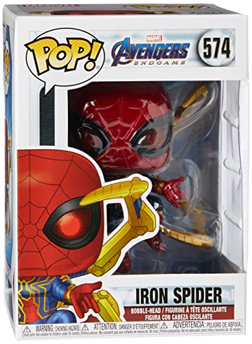 Funko- Pop Marvel: Endgame-Iron Spider w/NanoGauntlet Avengers Figura Coleccionable, Multicolor, Talla Única (45138)