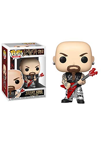 Funko - Pop! Rocks: Slayer - Kerry King Figura Coleccionable, Multicolor (45388)