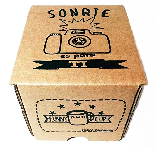 FUNNY CUP Taza Stranger Things Movidas Chungas. Taza Divertida de Regalo para los Amantes de la Serie de Netflix. Taza Color (Negro)