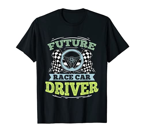 Future Race Car Driver lindo regalo de carreras juvenil Camiseta