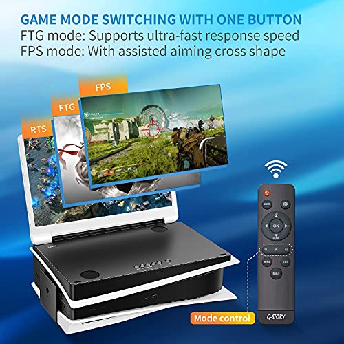 G-STORY 15,6” PS5 Monitor, UHD 4K Portable Monitor PS5, IPS Gaming Monitor for PS5 Dual Speakers, HDMI, HDR, FreeSync, Game Mode, PS5 Monitor