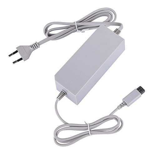 Gaeirt Charger for Nintendo Wii, AC Adapter Charger with Charging Protection Function 9V Fast Travel Wall Charger Power Cord for Nintendo Wii for Home Travel(EU)