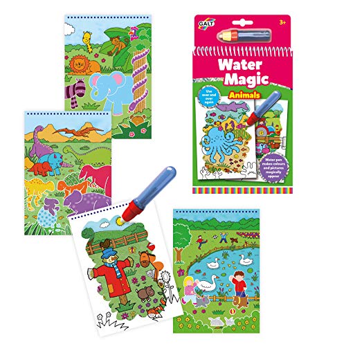 Galt Toys- Water Magic Animals - Libreta para colorear para niños a partir de 3 años