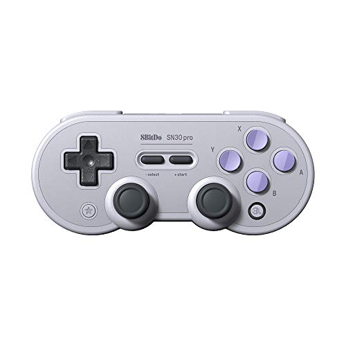 Gam3Gear 8bitdo SN30 Pro SN Edition Controller Wireless Bluetooth 4.0 Gamepad for NS Switch, Windows, Android, macOS, Steam with Keychain