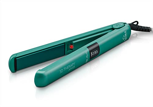 GAMA ITALY PROFESSIONAL CP9 Digital Ion 3D - Plancha para el pelo, temperatura regulable, 80% de iones, placas basculantes revestidas en turmalina