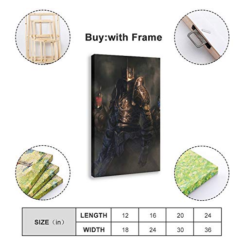 Game Demon's Souls 2 - Póster de lienzo para pared (60 x 90 cm)