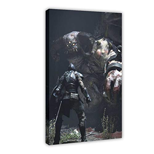 Game Demon's Souls - Póster de lienzo para pared (50 x 75 cm)