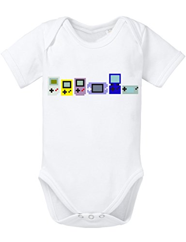 Game Evolution Boy 16-bit SNES Mario Super Kart 8-bit Yoshi Cuerpo del bebé, Größe2:56;Baby:Weiss
