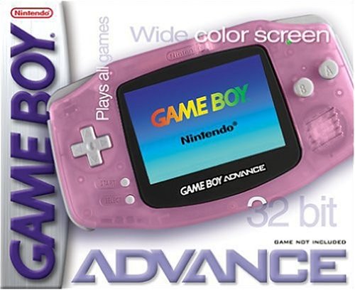 GameBoy Advance - Konsole #Pink / Rosa / Clear Red