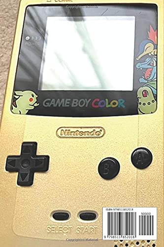 Gameboy Color Games Notebook: Notebook|Journal| Diary/ Lined - Size 6x9 Inches 100 Pages