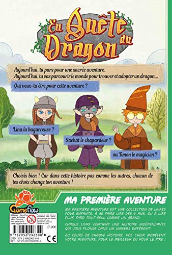 Gameflow-Ma 1ere Aventure 1: en búsqueda del dragón, juego de sociedad, GAM004QU, multicolor , color/modelo surtido