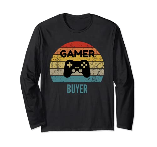 Gamer Buyer Vintage 60s 70s Gaming Gift Manga Larga