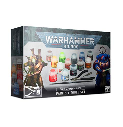 Games Workshop Warhammer 40,000 - Paints and Tools Set