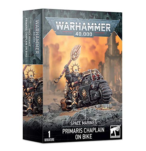Games Workshop Warhammer 40k - Space Marine Primaris Chapelain a Moto