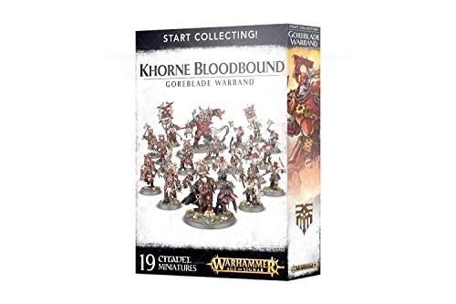 Games Workshop Warhammer AoS - Comienza a coleccionar! Khorne Bloodbound Goreblade Warband