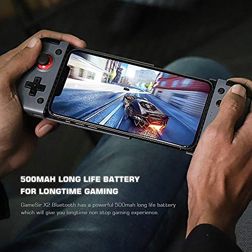 GameSir Controlador de Juegos móvil inalámbrico X2, Carga Tipo C, Bluetooth 5.0 Compatible con teléfonos Android iOS Juegos en la Nube Xbox Google Stadia GeForce Now MFi Apple Arcade Games