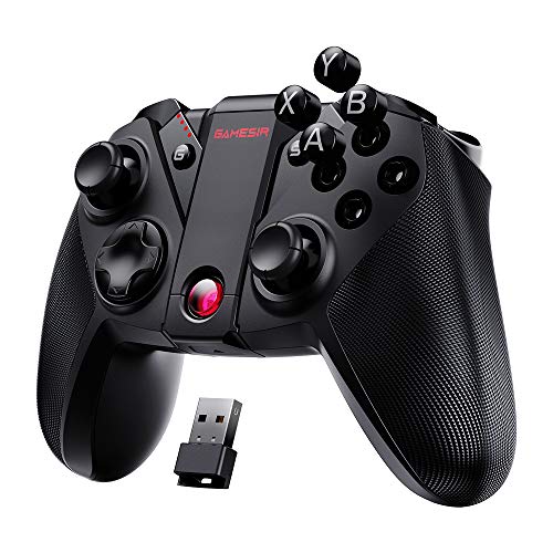 GameSir G4 Pro Mando Inalámbrico para PC/iOS/Android Phone, Dual Shock USB Mobile Gamepad para Apple TV Arcade MFi Games, Cloud Gaming Controller con ABXY extraíble