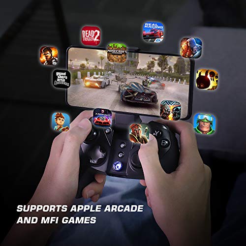 GameSir G4s – Mando de Bluetooth para Juegos, Controlador inalámbrico de 2.4 GHz, compatible con Smartphone / Tableta Android, Windows PC, PS3, Smart-TV, Samsung VR etc.