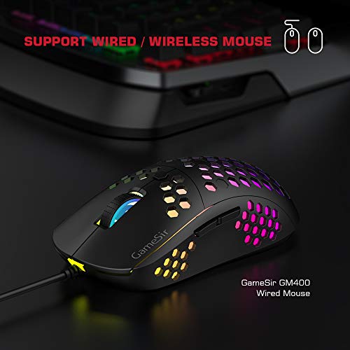 GameSir VX2 AimSwitch Combo de Teclado y Mouse para Juegos Compatible con PS4 / Xbox One/Xbox Series X S/Nintendo Switch/Consola de Juegos para PC con Windows