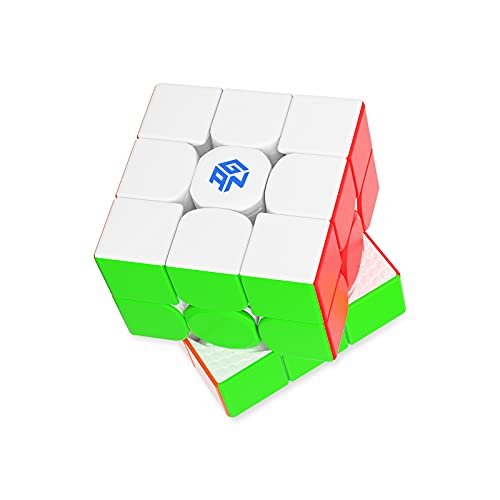 GAN11 Air, 3x3 Speed Cube Gans Puzzle Magic Cube Toy No Magnets Stickerless Cube Frosted Surface(Primary Internal)