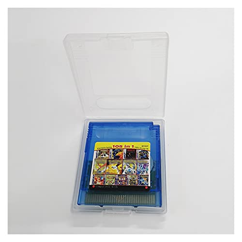 GAOHEREN 108 en 1 Series Classic Recolección Colorida Versión Cartucho de Videojuegos Tarjeta de Consola Idioma Inglés Encajar para Gameboy GHR (Color : Blue)