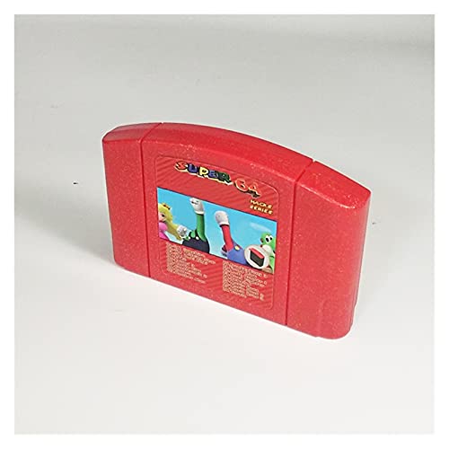 GAOHEREN Super 18 en 1 Party MARIOED 1 2 3 O SUPER MARIOED 64 HACK SAPFIRE Falta Stra Doki Fit for el cartucho de juegos de 64 bits Estados Unidos Versión NTSC GHR ( Color : Mari Hack 18 in 1 )