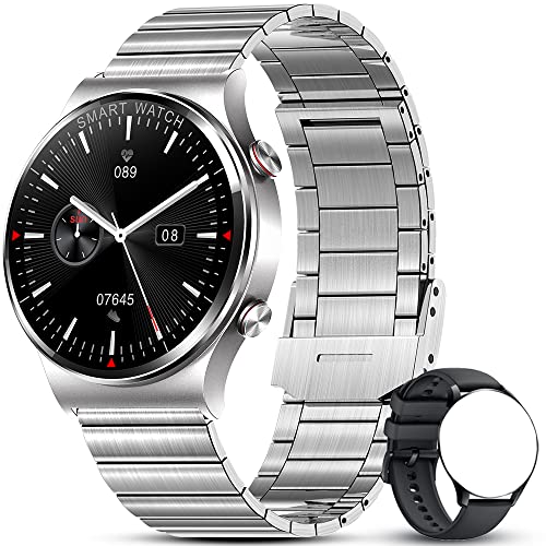 GaWear Reloj Inteligente,Smartwatch Hombre con 8 Modos de Deporte, Pulsómetro,Monitor de Sueño,Podómetro Monitores de Actividad Impermeable IP67 Smart Watch Hombre Reloj Deportivo para Android iOS