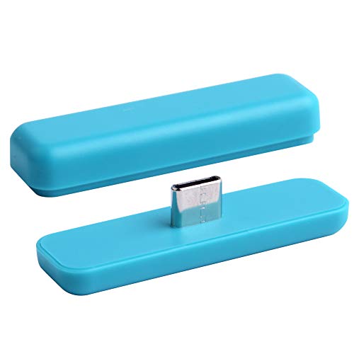 GeeekPi NS07 Route Air Adaptador Bluetooth Audio Transmisor con aptX de Baja Latencia para Nintendo Switch Switch Lite PS4 PC (Azul)