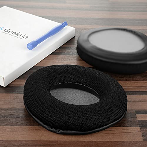 Geekria - Almohadillas de Repuesto compatibles con Turtle Beach Ear Force P11, PX22, PX51, PX24, PX21, PX4, PX5, X41, X42, X12 Gaming Headset Pad/Almohadillas de Oreja/Almohadillas de reparación