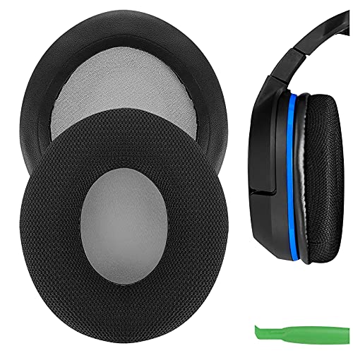 Geekria - Almohadillas de Repuesto compatibles con Turtle Beach Ear Force P11, PX22, PX51, PX24, PX21, PX4, PX5, X41, X42, X12 Gaming Headset Pad/Almohadillas de Oreja/Almohadillas de reparación