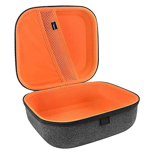 Geekria UltraShell Funda compatible con Turtle Beach Stealth 700, X12, PX22, PX24, Elite Pro 2 + auriculares, bolsa de transporte protectora de viaje con almacenamiento de cable (gris oscuro)