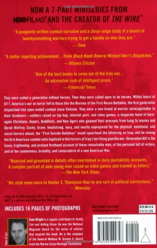 Generation Kill: Devil Dogs, Ice Man, Captain America, and the New Face of American War