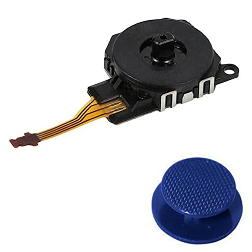 Genérico Joystick Analogico Compatible para Sony PSP 3000 Series (3001, 3002, 3003, 3004, 300X), PSP Street (E1000, E1001, E1002, E1003, E1004, E100X), Color Azul