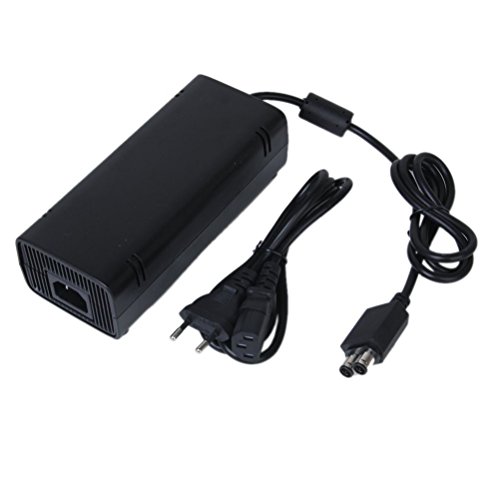 Générique - Cargador y adaptador de corriente AC para Microsoft Xbox 360 Slim