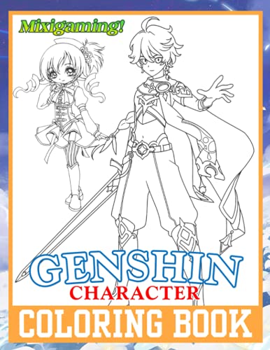 Genshin Character Coloring Book