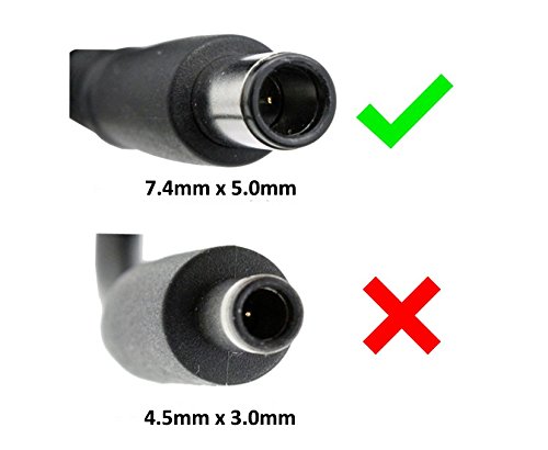 Genuino Dell 19.5v 6.7a original 130W PA4E PA-4E (7.4x5.0 mm con punta Pines) XPS portátiles Latitude y Precision - Nueva versión slim actualizada del PA13 PA-13