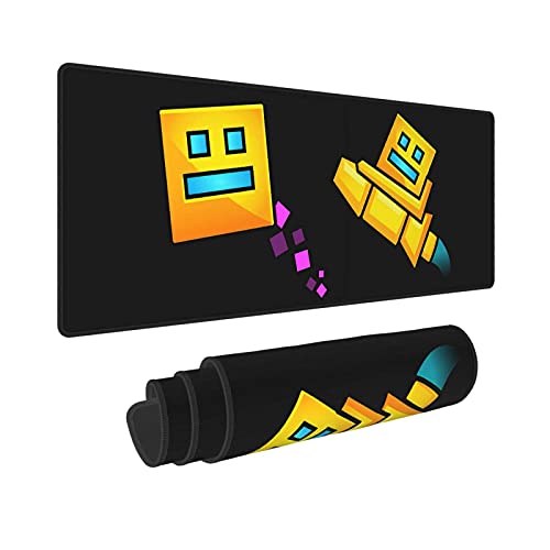 Geometry Dash Mousepad Alfombrilla de Mouse Antideslizante para computadora portátil PC